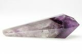 Polished Amethyst Crystal Point - Brazil #206578-1